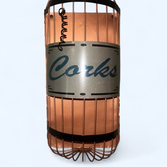 Metal Cork Holder Wall Decor - Picture 2 of 3